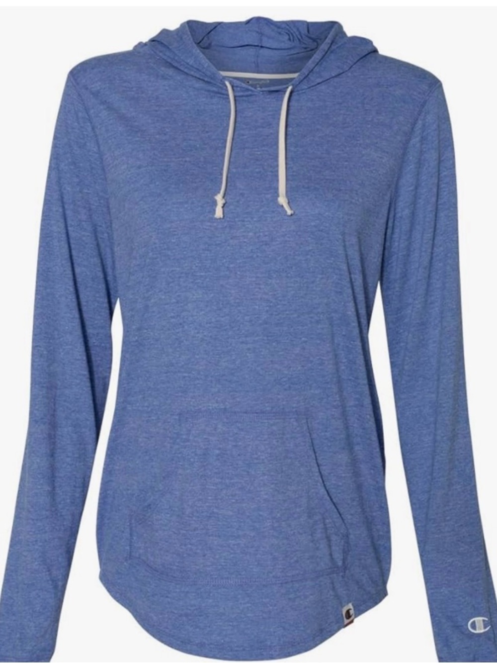 Champion Lightweight Hooded Long-Sleeve Top, Size 2XL